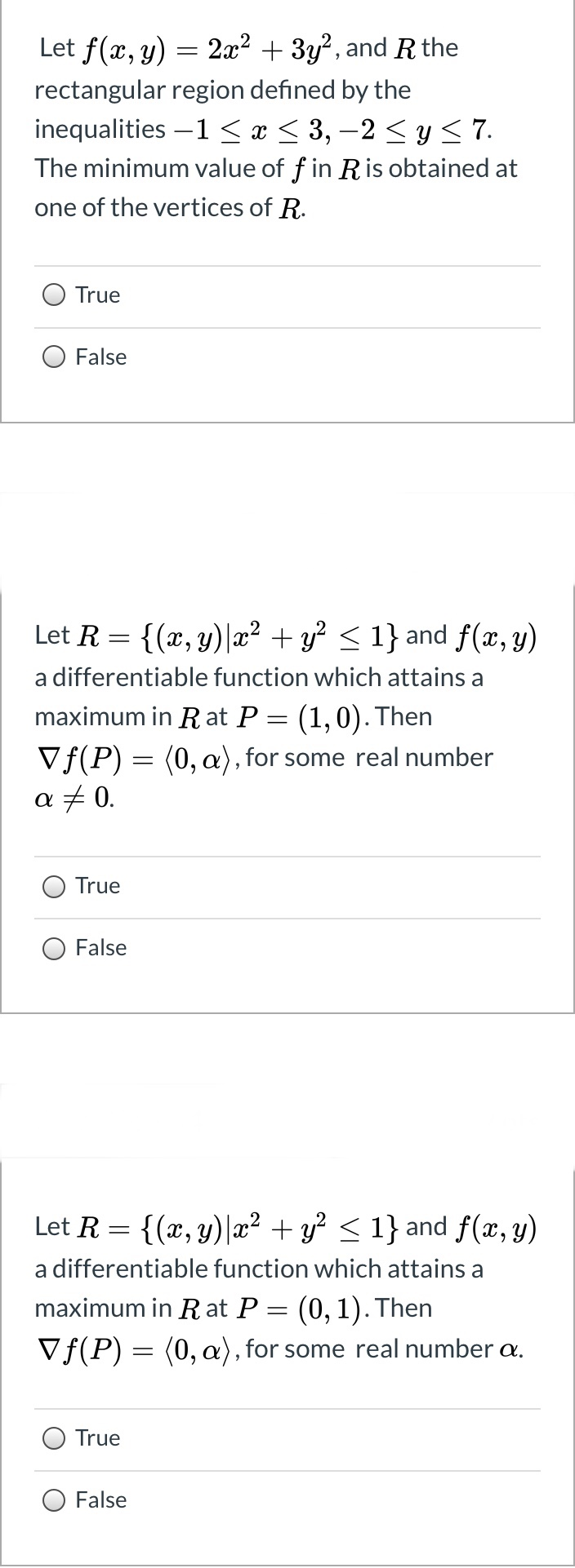 Solved Let F X Y 2x2 3y2 And R The Rectangular Region