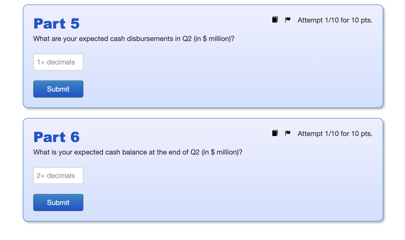 Solved Problem 24 Intro You expect the following sales for | Chegg.com