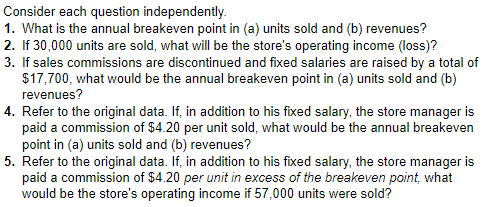 Solved The Great Shoe Company operates a chain of shoe | Chegg.com