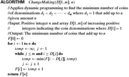 Solved How do I write a Greedy Algorithm for Change Making | Chegg.com