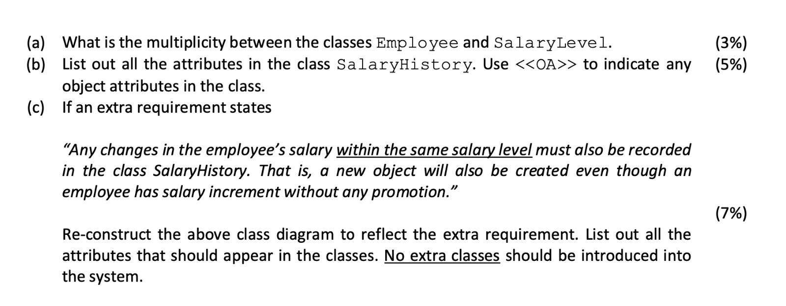 Solved Assume we have 3 classes shown in Figure C3. Each | Chegg.com