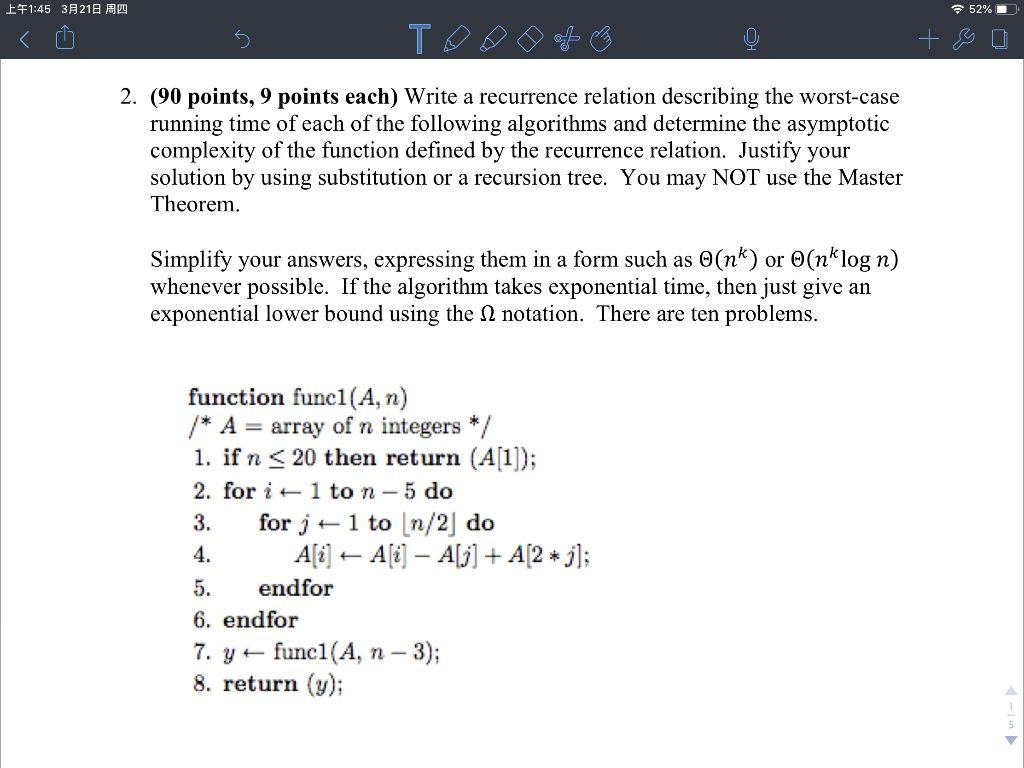 what-is-a-recurrence-relation-in-algorithm