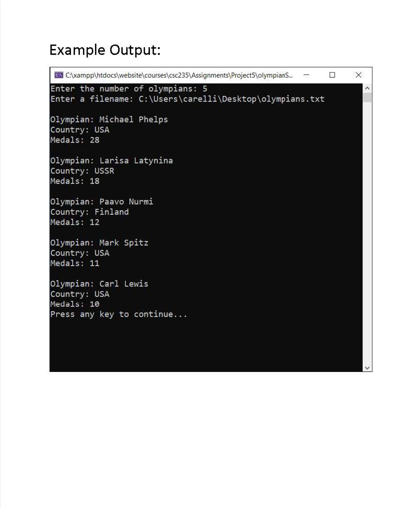 Solved Please fill in the 5 procedures according to the | Chegg.com