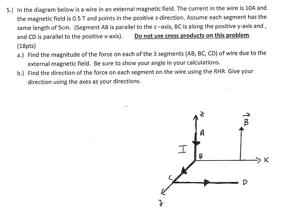 solved-5-in-the-diagram-below-is-a-wire-in-an-external-chegg