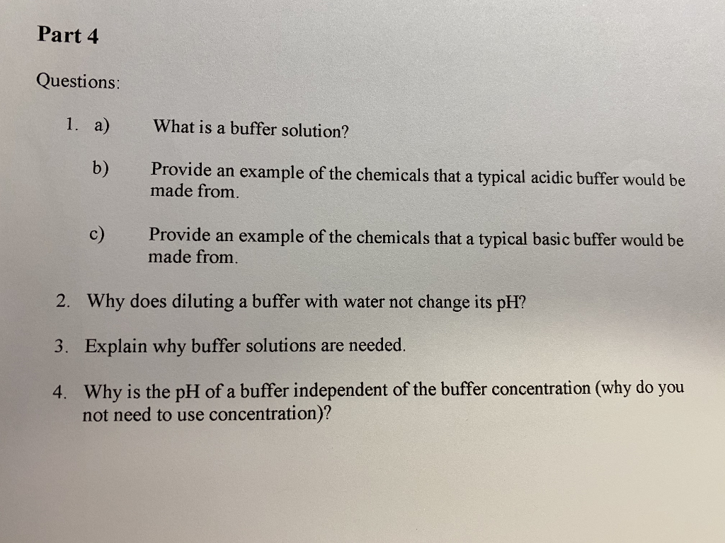 Buffer Solution - Definition, Types, Formula, Examples, and FAQs