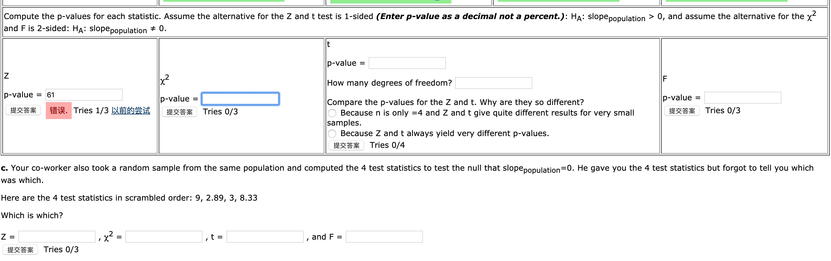 We're trying to fit a simple linear regression model | Chegg.com