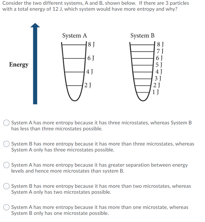 Solved Consider The Two Different Systems, A And B, Shown | Chegg.com