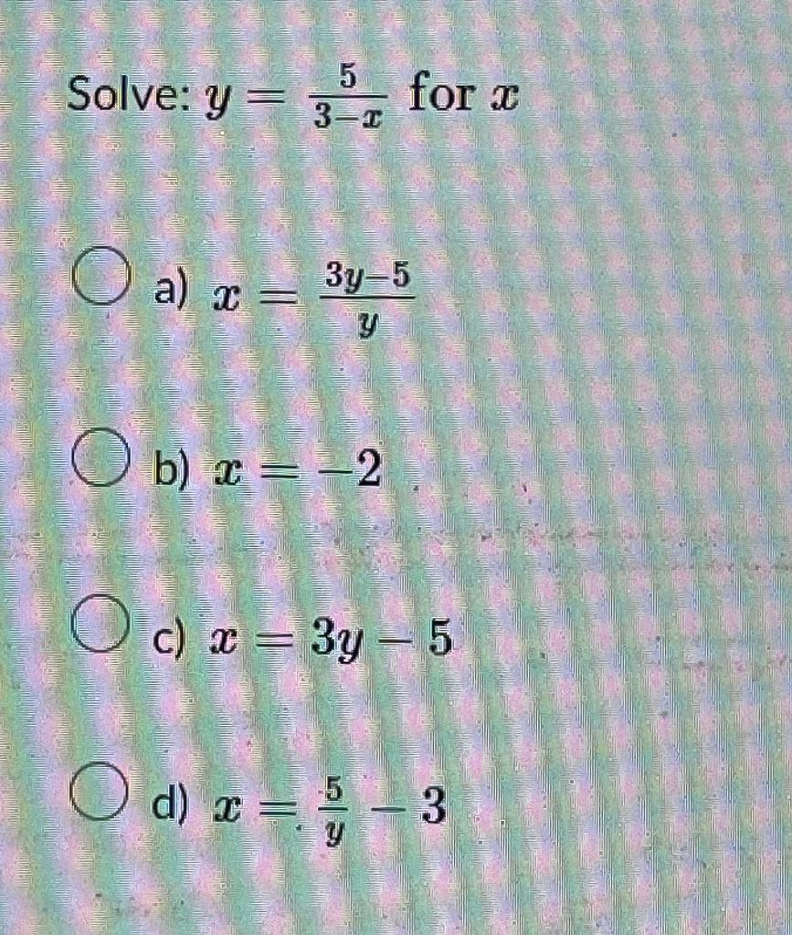 y =- 0.5 x 5 )( x 3