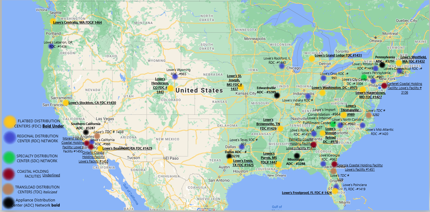 This Map Shows Where Lowe's Is Closing Stores, 49 OFF