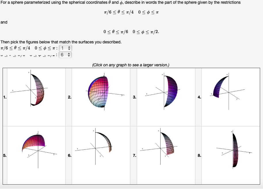 Solved For A Sphere Parameterized Using The Spherical | Chegg.com