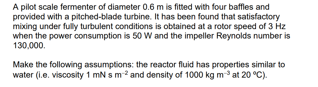 Solved Should I be using the Froude number or should I | Chegg.com