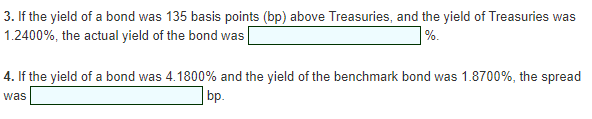 Solved Part III. Calculating Bond Yields And Prices (answers | Chegg ...