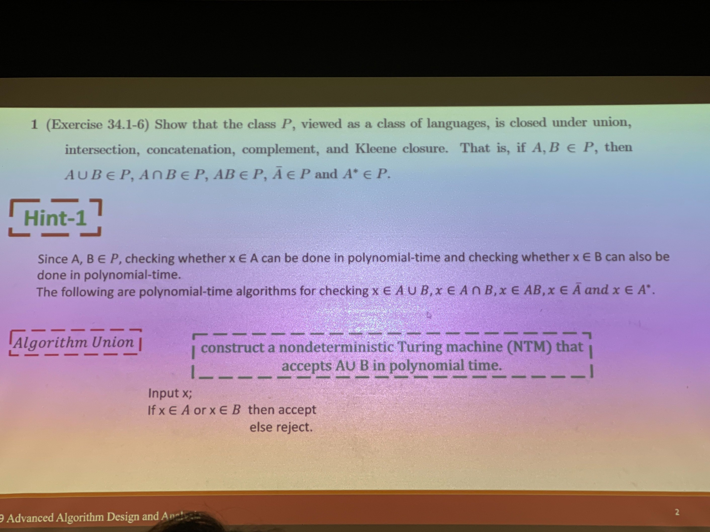 Solved 1 (Exercise 34.1-6) Show that the class P, viewed as | Chegg.com