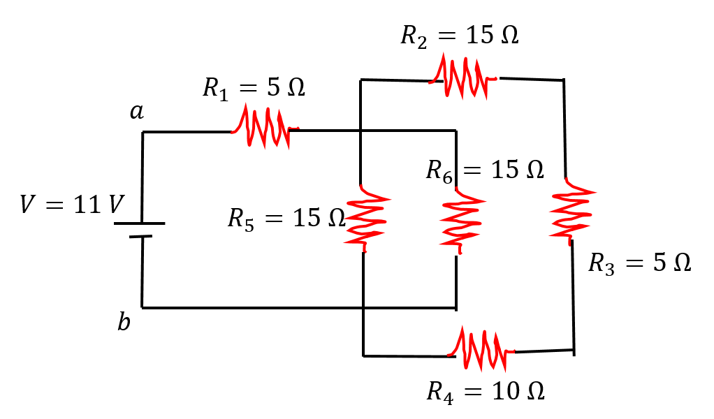 Solved A) What is the equivalent resistance for the | Chegg.com