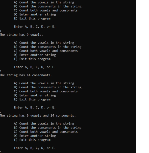 Solved] Write a program with a function that accepts a string as