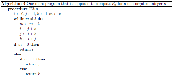 Solved Algorithm 3 Three programs that are supposed to | Chegg.com