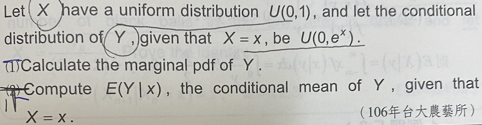 Solved Let X have a uniform distribution U(0,1), and let the | Chegg.com
