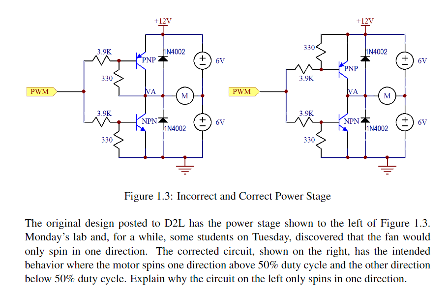 Solved Figure 1.3: Incorrect and Correct Power Stage The | Chegg.com