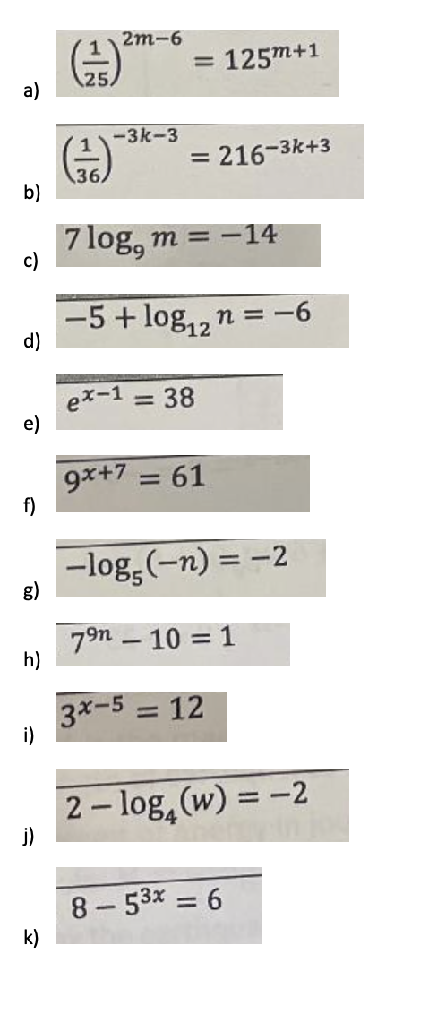 Solved I need a lot of help understanding Log and Ln. Please | Chegg.com