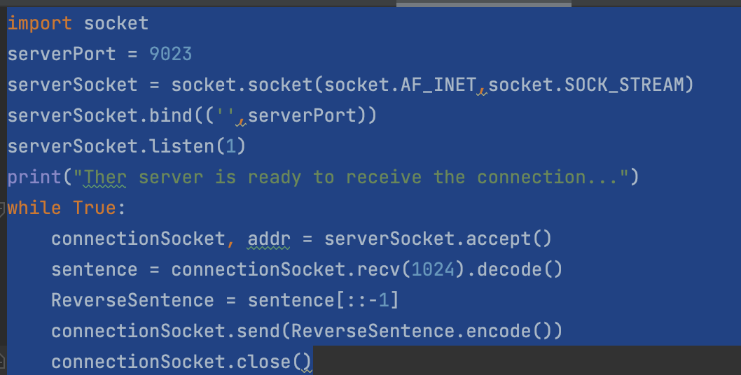 Solved I want to write a python code so that the client will | Chegg.com