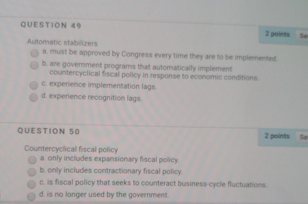 automatic stabilizers are government programs that automatic stabilizers are government programs that