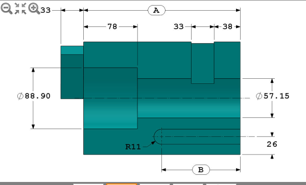 Solved Unit system: MMGS (millimeter, gram, second) Decimal | Chegg.com