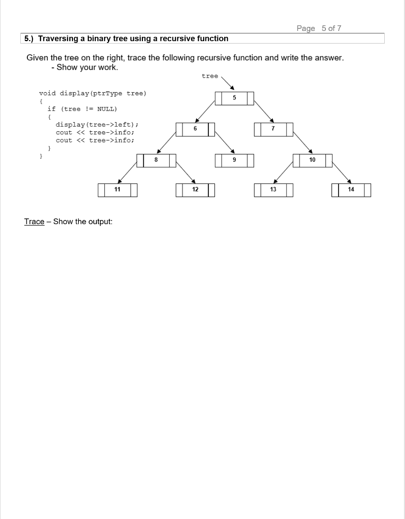 Solved (3). Draw a Binary Search Tree (BST) _whose preorder | Chegg.com