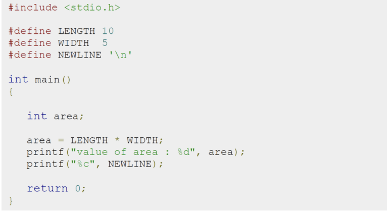 Solved Consider the below code, what are the constants in | Chegg.com