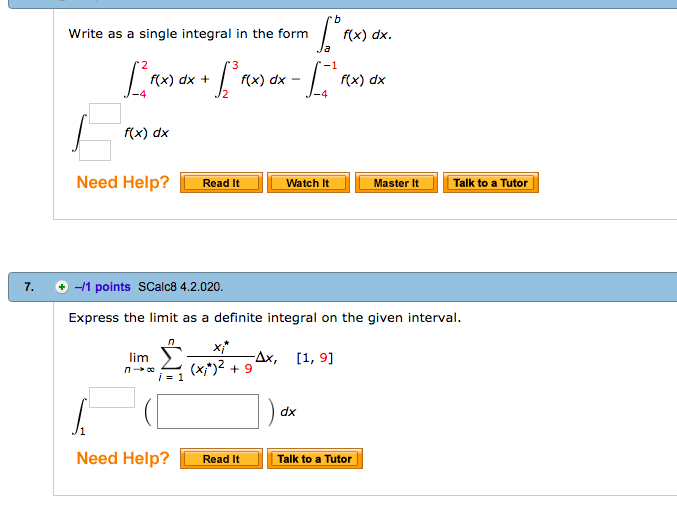 Solved Write As A Single Integral In The Formf(x) Dx (x) Dx | Chegg.com