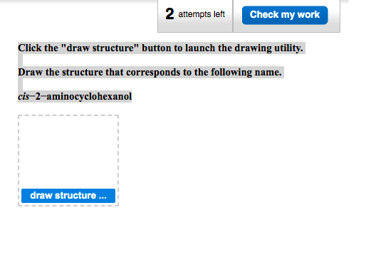 Solved Click the draw structure button to launch the Chegg com