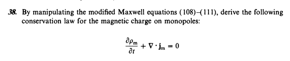 Solved 38. By Manipulating The Modified Maxwell Equations 