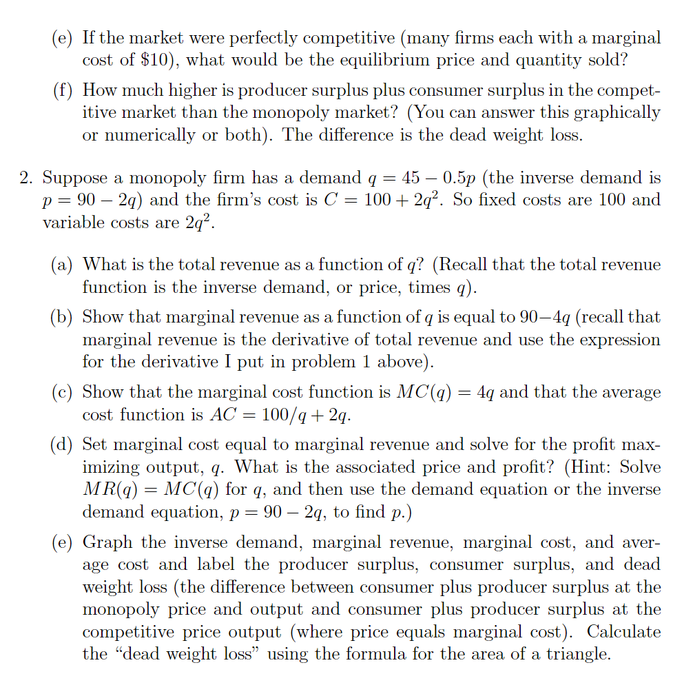 1. The first two columns in the table shows the | Chegg.com