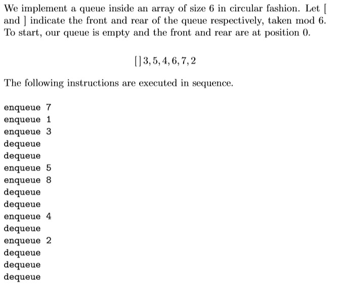Solved In data structures module, here is a question. | Chegg.com