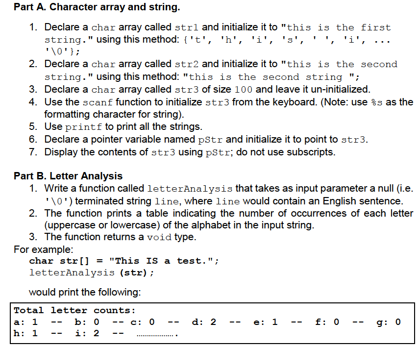 solved-part-a-character-array-and-string-1-declare-a-char-chegg