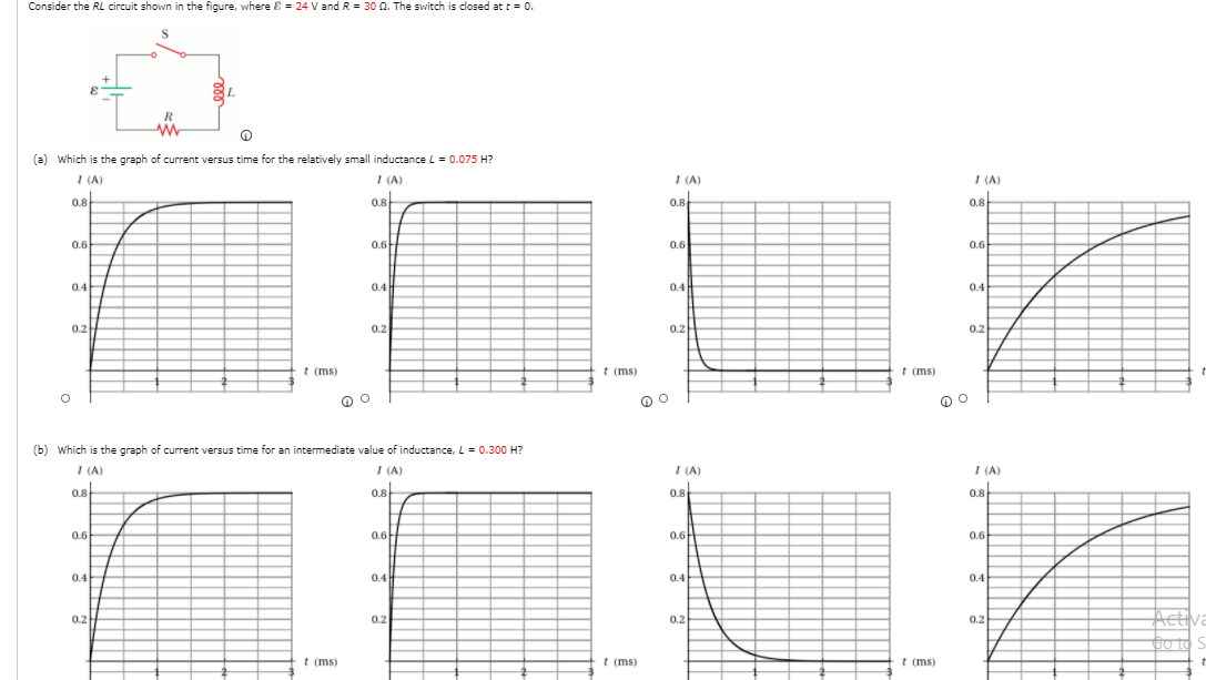 Solved Consider the RL circuit shown in the figure, where E | Chegg.com