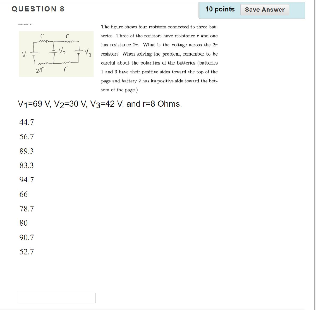 Solved QUESTION 8 10 points Save Answer The figure shows | Chegg.com