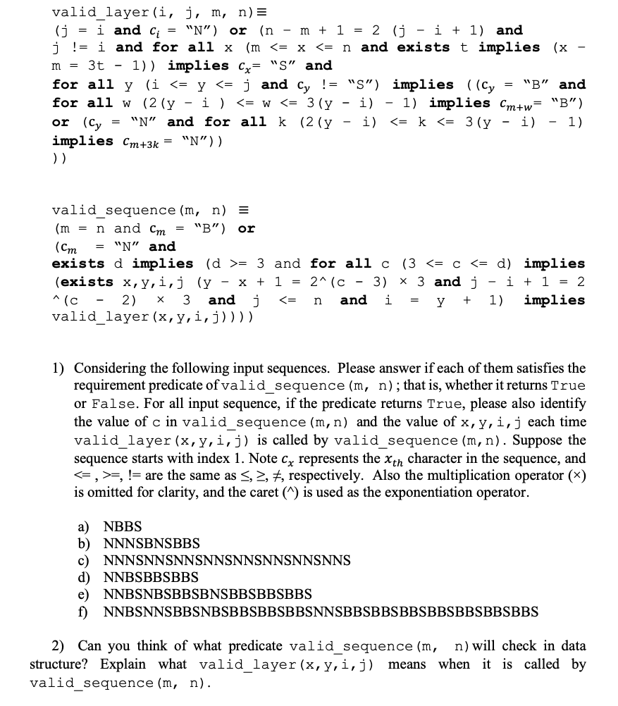 Valid Layer I J M N I And Ci N Or N Chegg Com