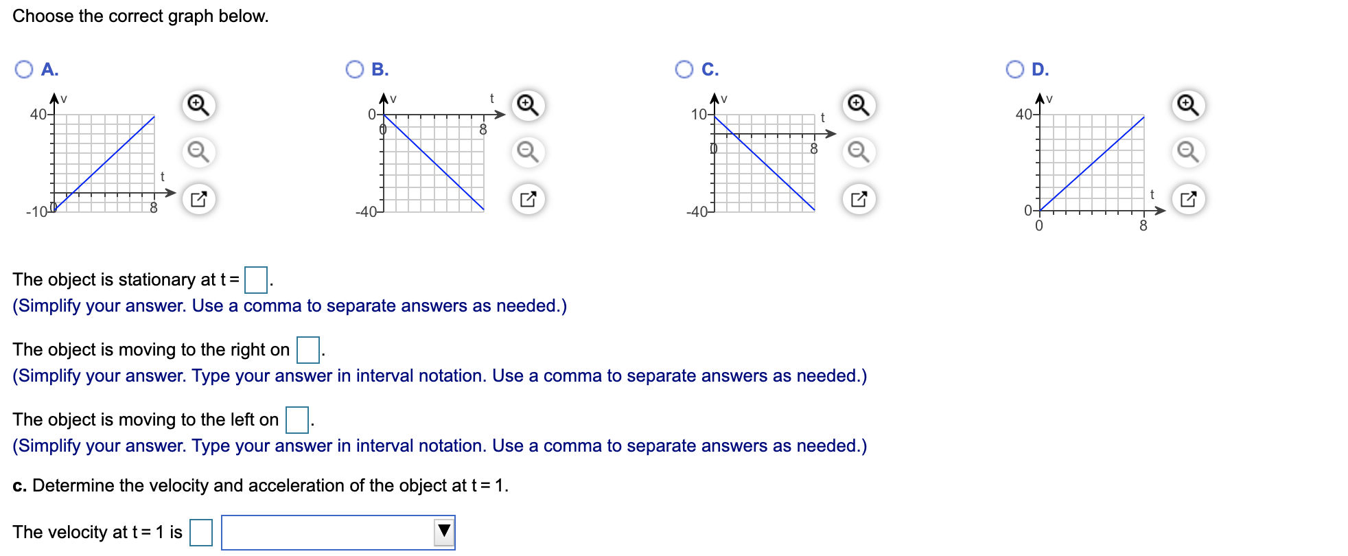 Solved Suppose the position of an object moving horizontally | Chegg.com