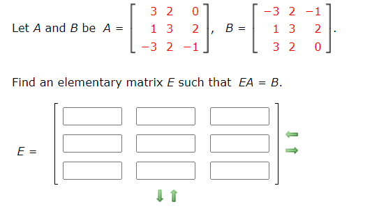 Solved Let A And B Be A = 3 2 0 1 3 2 -3 2-1 B -3 2-1 1 3 2 | Chegg.com