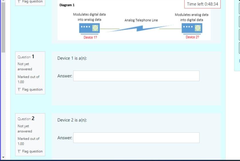 Solved Device 1 is a(n): Answer Device 2 is a(n): Answe | Chegg.com