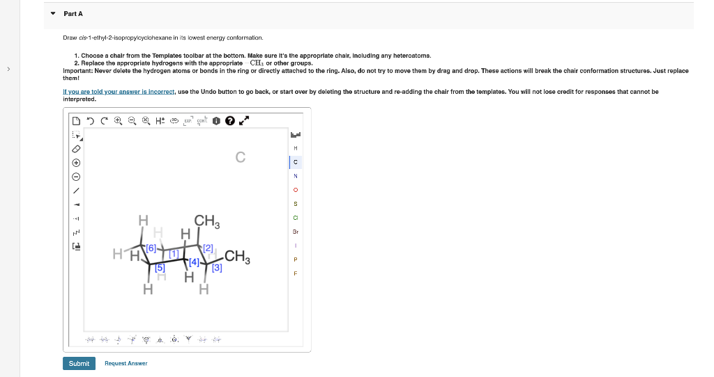 Solved Draw cis1efhyl2isopropycyclohexane in its lowest