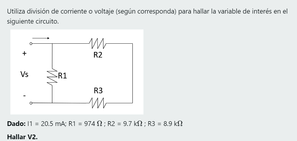 Solved Use current or voltage division (as applicable) to | Chegg.com