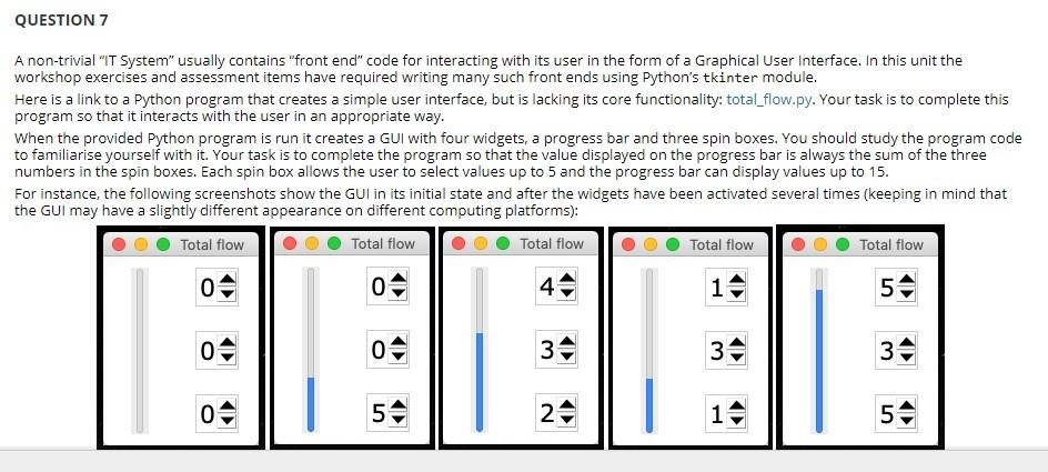QUESTION 7 A non-trivial 