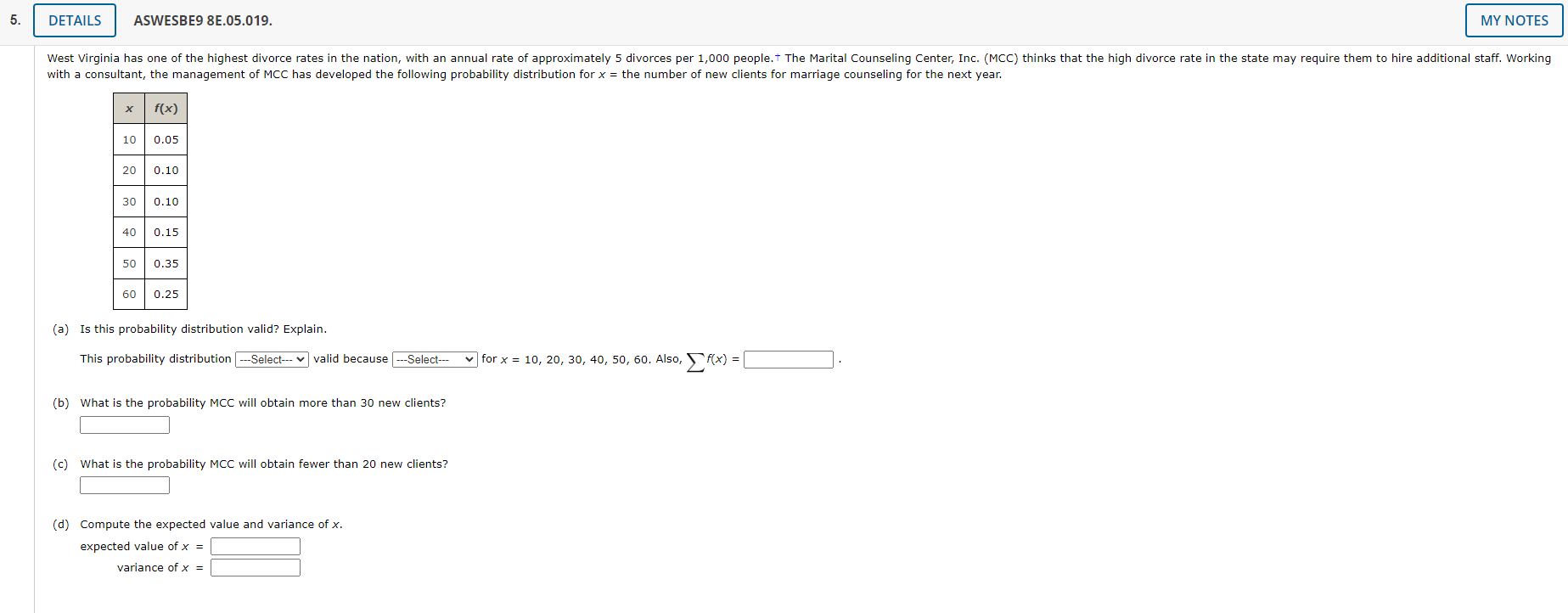 Solved (a) Is this probability distribution valid? Explain. | Chegg.com