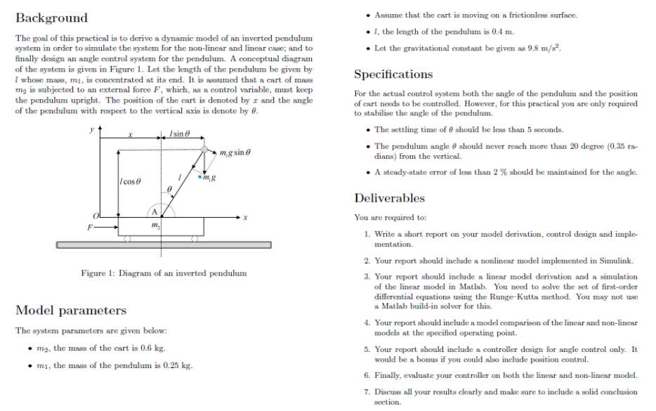 Solved Background The goal of this practical is to derive a | Chegg.com