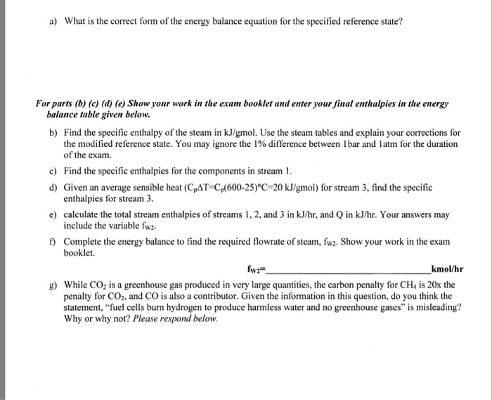 Solved 4. (40 points) Hydrogen gas to power fuel cells is