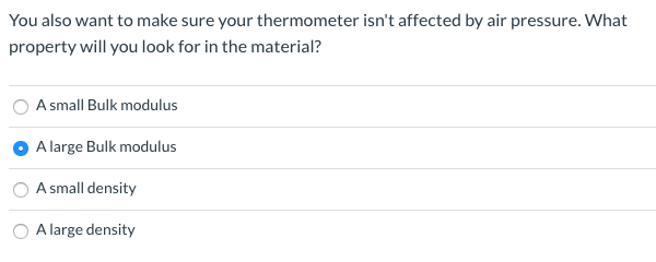 thermometer material