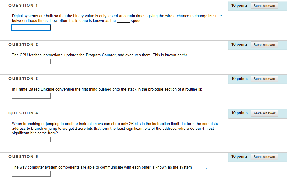 Solved QUESTION 1 10 points Save Answer Digital systems are | Chegg.com