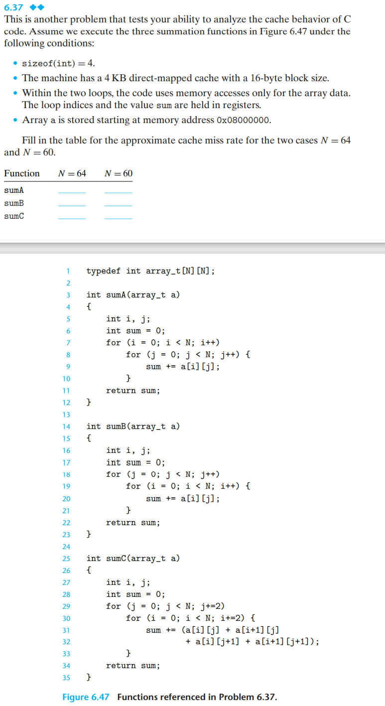 Solved 6.37 • This is another problem that tests your | Chegg.com