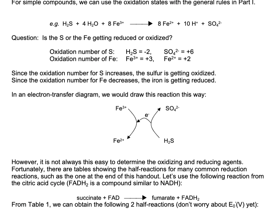 Solved Using this equation (succinate and FAD equation) can | Chegg.com